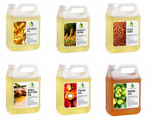 Huile Végétale 100% Pure et Naturelle Pressée à Froid d'Avocat, de Noix de Coco et de Pépins de Raisin Biologiques pour Soins Corporels, Fabriquée en Inde en Vrac - Product Image 1