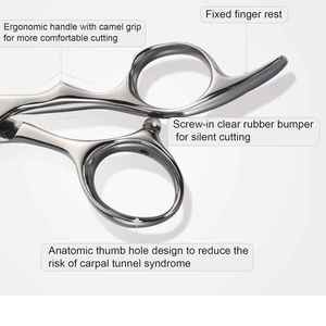 Tijeras de Peluquería Profesionales de Acero Inoxidable Japonés de Primera Calidad para un Corte sin Esfuerzo - Product Image 5