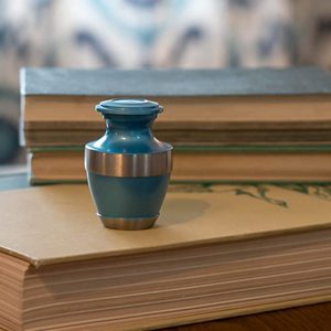 Premium Brass <b>Keepsake</b> <b>Memorial</b> Urn Funeral Ash Container Crafted With Artistic Smooth Texture And Elegant Appearance - Product Image 3