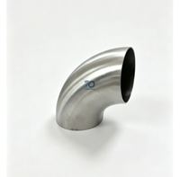 Coude en acier inoxydable 304/316L, coude à 90/45 degrés, raccord de tuyauterie sans soudure à souder bout à bout