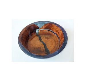 Tazón de Resina Epoxi y Madera de Acacia Hecho a Mano, Libre de BPA, para Servir en Restaurantes, Decoración de Comedores de Lujo e Interiores Modernos - Product Image 2