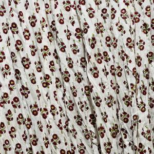 Jupe longue maxi évasée en coton imprimé ethnique pour femme, style A-line |   avec taille élastique |   Jupe indienne traditionnelle bohème - Product Image 3