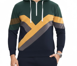 Fabricants professionnels d'ensembles de survêtements pour hommes, vêtements d'hiver de qualité supérieure, survêtements d'entraînement unis et ajustés pour hommes - Product Image 4