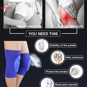 Genouillère en mousse anti-choc et à finition lisse avec support élastique confortable et adhérence sécurisée - Product Image 4