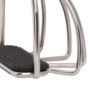 Étriers d'équitation en acier inoxydable à 4 barres pour l'entraînement équestre avec logo personnalisé, étriers de sécurité robustes pour chevaux - Product Image 6