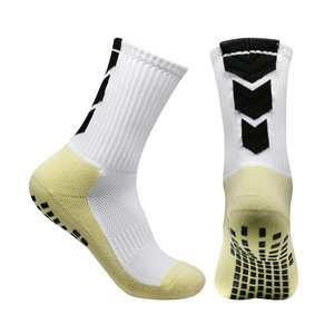 Men's Breathable Color-Block Athletic Crew <b>Socks</b> Men's Nylon Soccer Anti-Slip <b>Grip</b> <b>Socks</b> Adult Size Football Sports <b>Socks</b> - Product Image 3