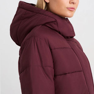 Luxury Shiny Quilted Puffer Crop <b>Tops</b> for Women Winter Wear Lightweight Cropped <b>Bubble</b> Jacket with Detachable Collar - Product Image 5
