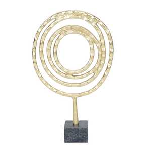 Recién Llegado: Escultura Abstracta de Aluminio de Lujo JE2025 de Jaffs Exports, Geométrica Circular, Moderna, Artística, Hecha a Mano y Ecológica - Product Image 4