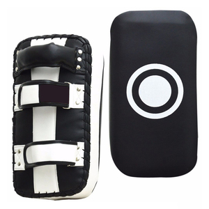 Almohadillas de cuero Focus Muay Thai para hombres, para artes marciales, MOQ bajo, boxeo, taekwondo, almohadillas de entrenamiento para patadas y brazos, diferentes tamaños - Product Image 4