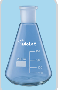Frasco Erlenmeyer de Vidrio de 250 mL, Frasco Cónico Graduado con Junta Pulida y Tapón Hueco para Uso en Laboratorio - Product Image 4