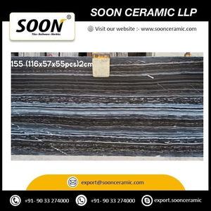Próximamente en SOON CERAMIC: Losa Grande de Calcita Pulida Azul Tabaco, Diseño Moderno y Ecológico en 3D, Precio Directo de Fábrica - Product Image 2
