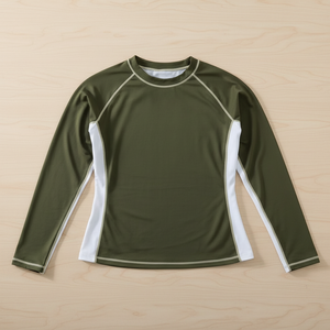 New Women Rash Guards Long Sleeve Rash guard Custom <b>Print</b> <b>Surf</b> Shirt Swimming Rash Guard Sun Protection swimming wear form women - Product Image 4