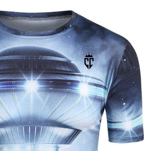 Camiseta Sublimada Personalizada para Hombre, de Secado Rápido, Transpirable, de Poliéster, Manga Corta, Informal - Product Image 4