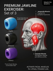 <b>Jawline</b> Toner Massage Gel Sculpt & Tone Facial Routine Easy-to-Use Unisex <b>Jawline</b> <b>Exercise</b> Tool - Product Image 5