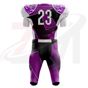 Uniforme de football américain de style moderne avec service OEM, tenue d'équipe, uniforme de football américain fabriqué en 100 % polyester - Product Image 3