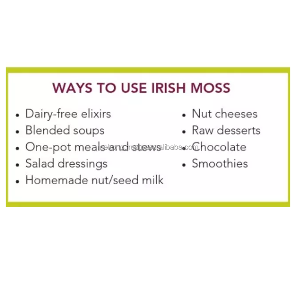 Wholesale High Quality Wildcrafted Irish Sea Moss Powder For Health Food Supplement From Vietnam