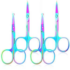 Tijeras Quirúrgicas de Acero Inoxidable con Punta Afilada, Juego de Instrumentos Manuales con Acabado Arcoíris para Uso en Cirugía General - Product Image 1