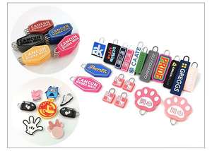 Tiradores de cremallera de silicona desmontables, de goma y PVC, suaves y adhesivos, deslizadores de cremallera de goma para equipaje, tiradores de cremallera de silicona - Product Image 3