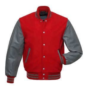 Veste universitaire tendance pour homme, style rétro, avec manches en cuir, nouvelle collection, vente en gros OEM, haute qualité, manteau bomber, vêtement d'extérieur à la mode - Product Image 6
