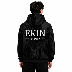 เสื้อฮู้ดพิมพ์ลายทั้งตัว ผ้าฝ้ายพรีเมียม ฟลีซ ยูนิเซ็กส์ สตรีทแวร์ - Product Image 4