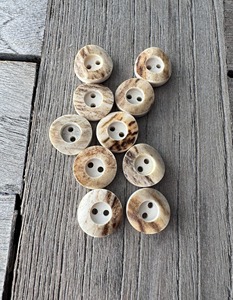 Best Quality Custom Real Buffalo Bone Buttons Carved Eco-Friendly 4-Hole Design <b>Polished</b> Coats Blazers <b>Shirts</b> Jeans - Product Image 3