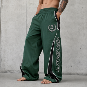 Pantalones Deportivos Profesionales para Hombre, Cortavientos, con Tela Transpirable Resistente al Viento y Cintura Elástica Cómoda - Product Image 1
