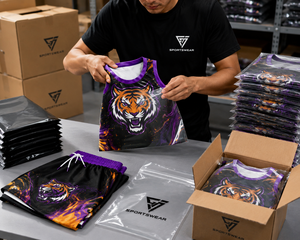 Derniers modèles de maillots de basket-ball personnalisés, ensembles d'uniformes d'équipe, tissu respirant à séchage rapide, uniforme de sublimation, vêtements de basket-ball - Product Image 5