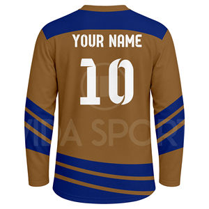 OEM Service Custom Made Ice Hockey Uniform Sublimation Hockey Jersey And Pants <b>Set</b> USA Team Apparel Manufacturer - Product Image 3