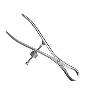 Pinzas de reducción ósea Blink Surgident BSI-10111 con bloqueo de tornillo y mordazas dentadas, instrumento ortopédico para uso quirúrgico, certificado CE - Product Image 2