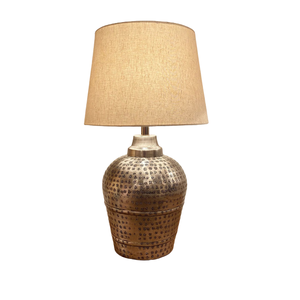 Lámpara de mesa moderna con diseño personalizado y fuente de luz LED de pantalla de madera de color para decoración del hogar fabricada en la India - Product Image 1
