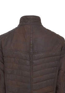 Veste de motard en cuir de qualité supérieure pour hommes, veste de motard classique, fabrication OEM ODM, service d'échantillonnage disponible - Product Image 5