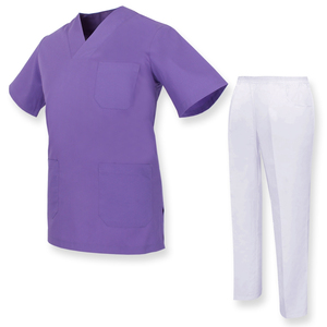 Blouse médicale zippée pour femme, qualité supérieure, vente en gros, détection d'aiguilles, en tricot Spandex/Polyester - Product Image 2