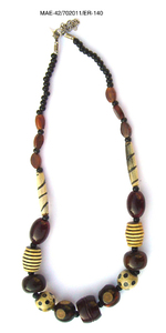 Collier multicouche en perles d'os avec turquoise et perles colorées, style ethnique unisexe, bijoux de mode pour les occasions festives - Product Image 5