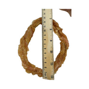 Friandises pour chiens de qualité supérieure OEM Anneaux de tendon de dinde naturels pour chiens Petit diamètre 4CT 7-8.5cm Tendon de dinde d'origine américaine - Product Image 3