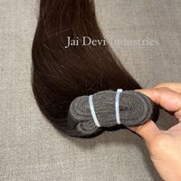 Precio de Fábrica al por Mayor, Sin Impuestos, Extensiones de Cabello Virgen Vietnamita Grado No Remy, Liso Extremo, Tejido Doble a Máquina, Todos los Colores