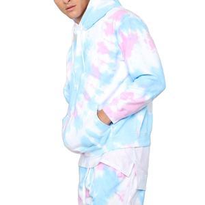 Pull Tie Dye Tissu Respirant Personnalisé Football Sportswear Hommes Hiver Formation Survêtements Ensemble Par Elson Sports - Product Image 3