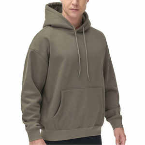 Wholesale Fashion Oversized <b>Zipped</b> Hoodie Long Sleeve Breathable Winter Warm Hoodies for Sale - Product Image 4