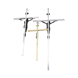 Nouvelle figurine religieuse en croix, en alliage moulé, design en métal plaqué zinc, pour souvenirs de prière, anniversaires, Pâques, modèle d'artiste - Product Image 2