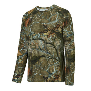 Chemises de chasse à manches longues haute performance pour hommes - Écologiques, séchage rapide, respirantes, pour l'hiver, décontractées, en mélange de coton - Product Image 2