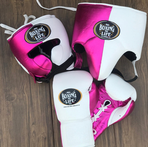 ชุดฝึกซ้อมมวยขายส่ง No Boxing No Life หนังวัวแท้ สายรัดข้อมือปรับได้ ปลอกมือแบบเต็มนิ้ว ชุดมวยแบบกำหนดเองได้ - Product Image 3