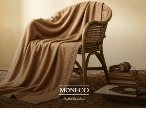 ผ้าห่มขนอูฐมองโกเลียแท้ 100% |   งานปักแบบกำหนดเอง |   โฟร์ซีซั่นส์ |   ซักด้วยเครื่องได้ |   ขายส่งแบบ OEM ODM | - Product Image 3