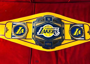 Cinturón de Campeonato Cómodo de los Angeles Lakers, Campeones del Mundo, Modelo Legacy, de Cintura Alta, con Forro de Cuero PU y Aleación de Zinc de 2mm y 4mm - Product Image 2