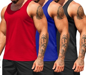 Men's Oversized Tank Top Loose Fit <b>Sleeveless</b> <b>T</b> <b>Shirt</b> Streetwear Summer Apparel Breathable Cotton Jersey Muscle Vest Casual Wear - Product Image 1