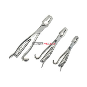 Veterinary Orthopedic 3 Piece <b>Set</b> Mini Kern Bone Reduction Forceps Bone Holding Forceps Stainless Steel Manual General Surgery - Product Image 2