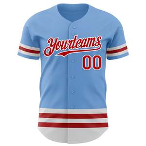 Maillot de baseball imprimé respirant de haute qualité 100% polyester, noms d'équipe personnalisés, service OEM du Pakistan - Product Image 2