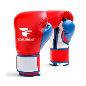 ถุงมือชกมวย PU ดีไซน์ทันสมัย ถุงมือชกมวยไทย คิกบ็อกซิ่ง สำหรับฝึกซ้อม MMA หนังวัวแท้ รับสกรีนโลโก้ - Product Image 3