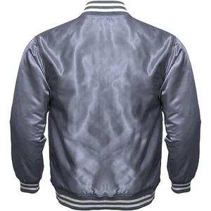 Vêtements personnalisés imperméable décontracté veste unie classique décontracté résistant à l'eau Varsity manteau Satin vestes hommes et femmes - Product Image 6