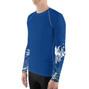 New Style <b>Men's</b> Long Sleeve Comfortable Active Wear <b>Compression</b> Premium Quality Fitness Rash Guard <b>For</b> Bodybuilding - Product Image 4