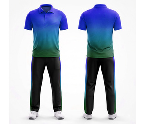 OEM Custom <b>Cricket</b> Uniform with Sublimation Design | Men Women Youth <b>Cricket</b> Wears Polo Shirt and Trouser Full Team - Product Image 6