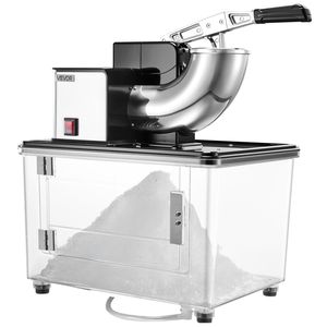 Macchina Elettrica Commerciale per Ghiaccio Tritato 661LBS/H, 350W, in Acciaio Inossidabile, Tritaghiaccio a 4 Lame, 2000 Giri/min - Product Image 1
